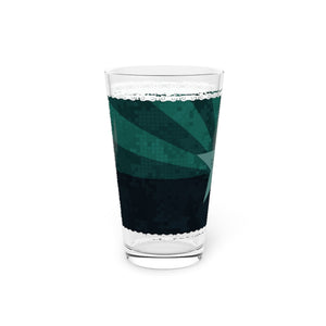 Teal Arizona Flag Pint Glass, 16oz