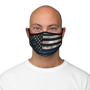Blueline Fitted Polyester Face Mask