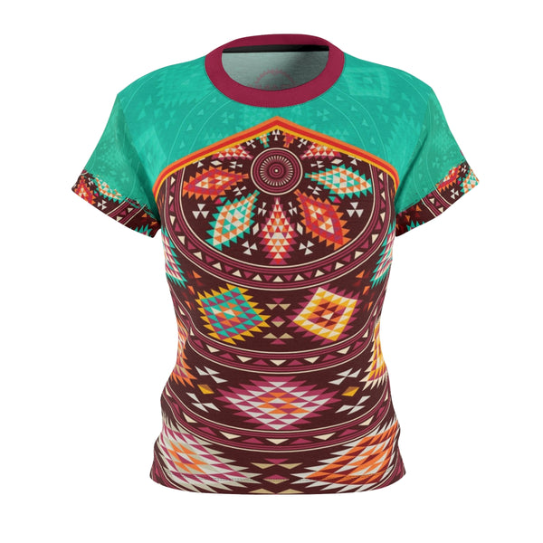 Women's American Indian Aztec Pattern MTB Jersey