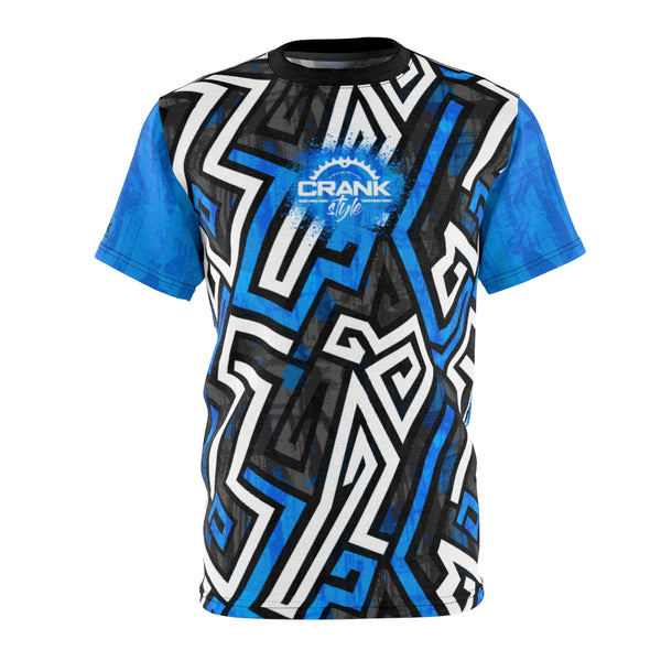 Men's Blue Graffiti DriFit MTB Jersey