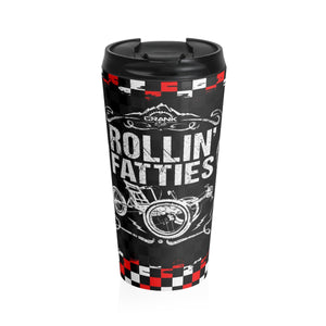 Red & Bleek Rollin Fatties Fat Tad Stainless Steel Travel Mug