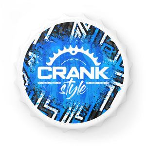 Crank Style's Blue Graffiti Bottle Opener
