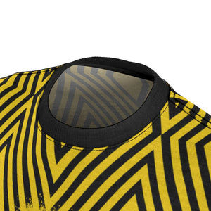 Black & Yellow Pattern MTB Jersey
