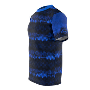 Japanese Shibori Blue Checker MTB Jersey