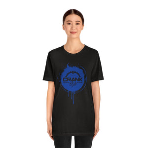 Unisex Dark Royal Blue CS Paint Drip Jersey Short Sleeve Tee