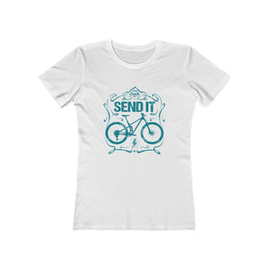 Women's "Teal" Vintage SEND IT Tee