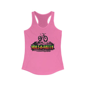 Crank Style's Rasta RollaFatty racerback tank top is a customer favorite. Great for shredding the trails,  hitting the gym or chilling with freinds as casual street wear.  Either way you will turn heads with this vibrant design. Available in bright colors, check us out on crankstyle.com. 