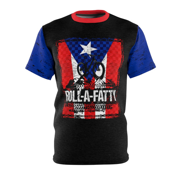 RollaFatty Puerto Rico Flag Chain  MTB Jersey