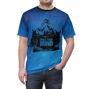 Single Track Mind "Blue" DriFit MTB Jersey