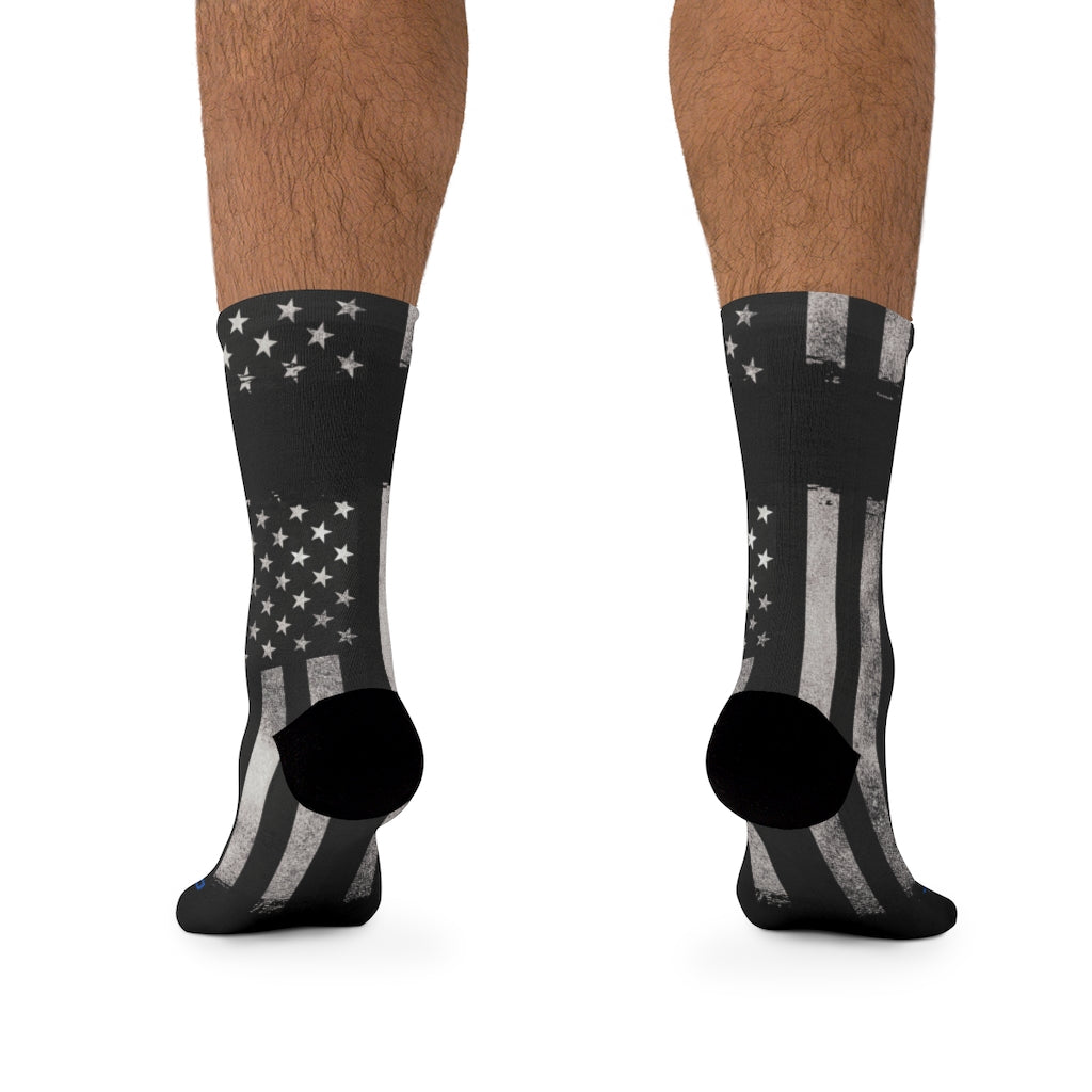 Blueline Police 3/4 MTB Socks Blueline Police 3/4 MTB Socks