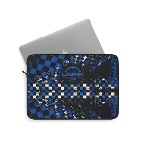 Black & Blue Checker Laptop Sleeve