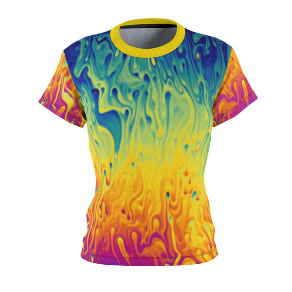 Crank Style's Women's mountain bike Jersey, this is a bright and colorful one... trippy paint drip!! You will not be missed in this one so mae sure to grab the matching socks and shred some trails!! 