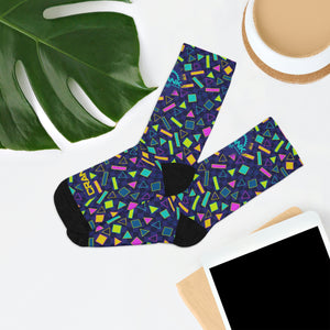 Unisex Retro 80's Socks 3/4 MTB Socks