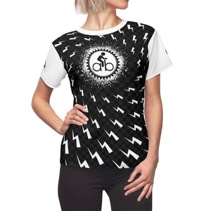 Ladies Archer Bikes Black & White Lighting MTB Jersey