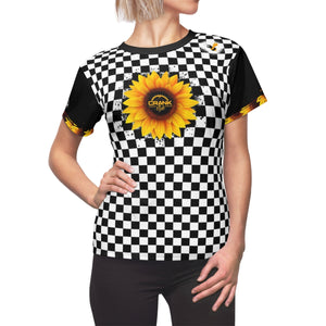 Women's Bee Sunflower Checker MTB Jersey