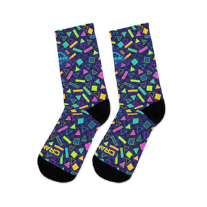 Unisex Retro 80's Socks 3/4 MTB Socks