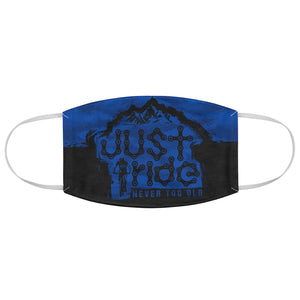 Just Ride Blue Face Mask