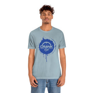 Unisex Dark Royal Blue CS Paint Drip Jersey Short Sleeve Tee