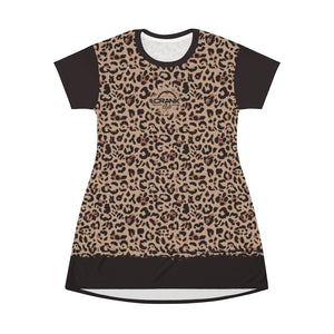 Leopard T-shirt Dress