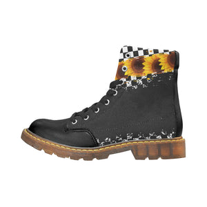 Sunflower BW Checker Boots