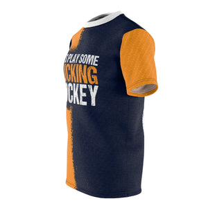 Men's Let's Play Some Pucking Hockey Jersey