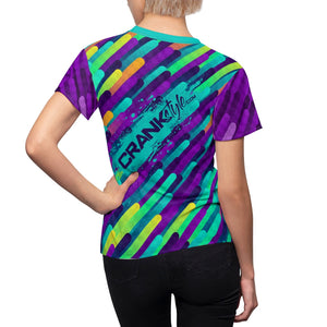 Ladies Abstract Check MTB Jersey