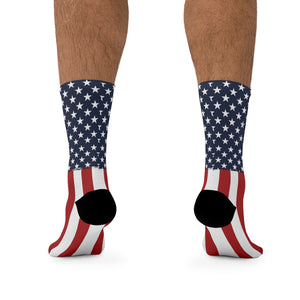 American Flag 3/4 MTB Socks