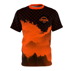 Men's Orange Mountain Checker MTB DriFit Jersey
