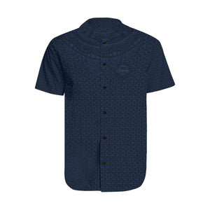 Navy Blue Sashiko MTB Button Shirt