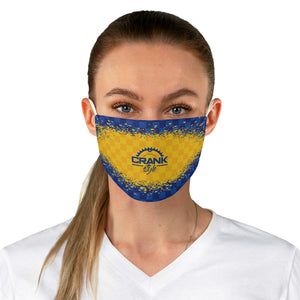 PA State Colors Gold & Blue Checker Face Mask