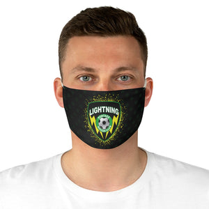 Lightning Portage Soccer Face Mask