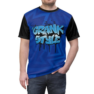 Graffiti Crank Style Blue MTB Jersey