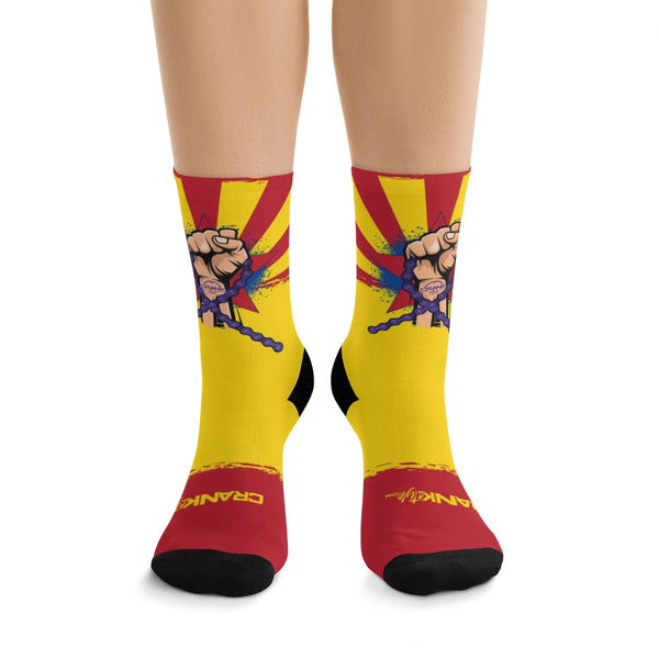 Unisex Big Marc AZ Hodgkin's Lymphoma 3/4 MTB Socks