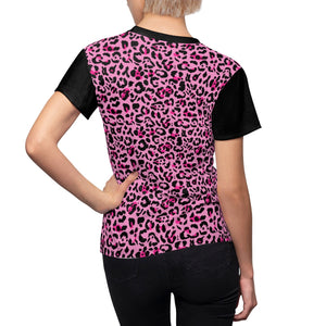 Pink Leopard Print MTB Jersey