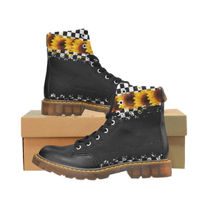 Sunflower BW Checker Boots