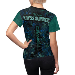 Women's Teal DigiCamo Checker Team Kyrss MTB Jersey