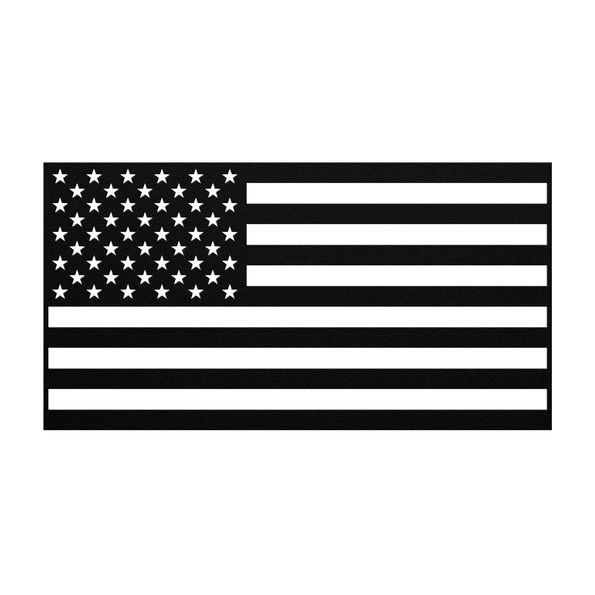 American Flag Powder Coated Metal Sign