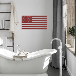 American Flag Powder Coated Metal Sign