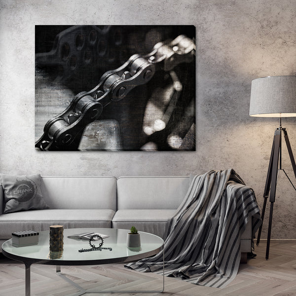 "Bike Chain" Wrapped Gallery Canvas