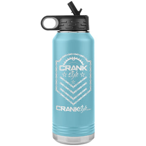 Crank Style Emblem 32oz Water Bottle II