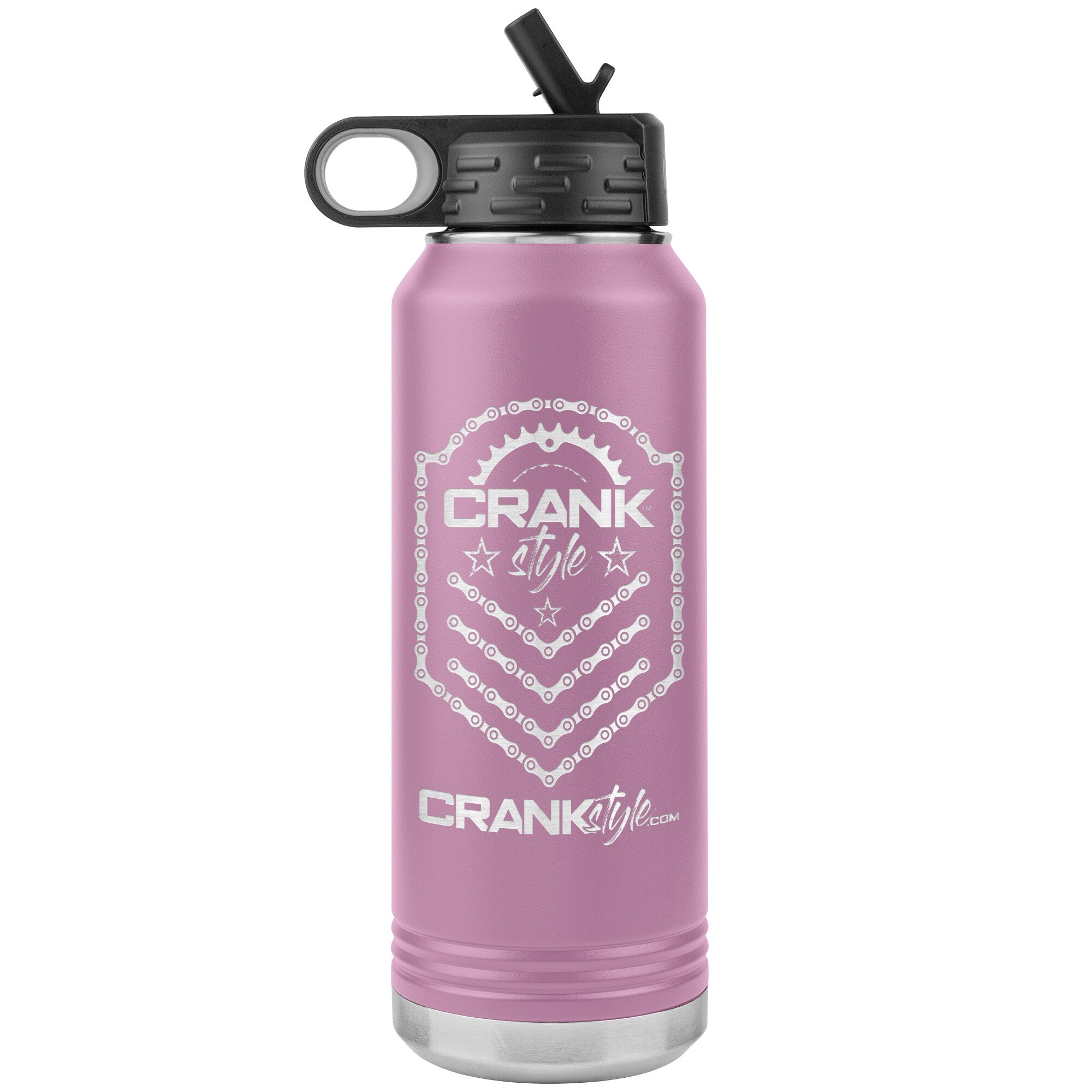 Crank Style Emblem 32oz Water Bottle II
