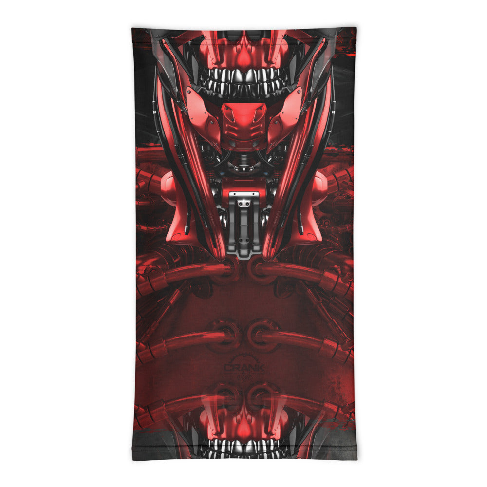 unisex washable and reusable Cyber skull face mask with tenicals coming out of the head. this face mask can be worn for cycling, mountain biking, snowboarding and hiking. Protecting you from the elements in style, crank style. Covid19