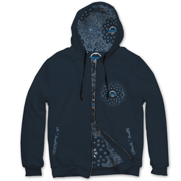 Mama G Paisley Zip Hoodie