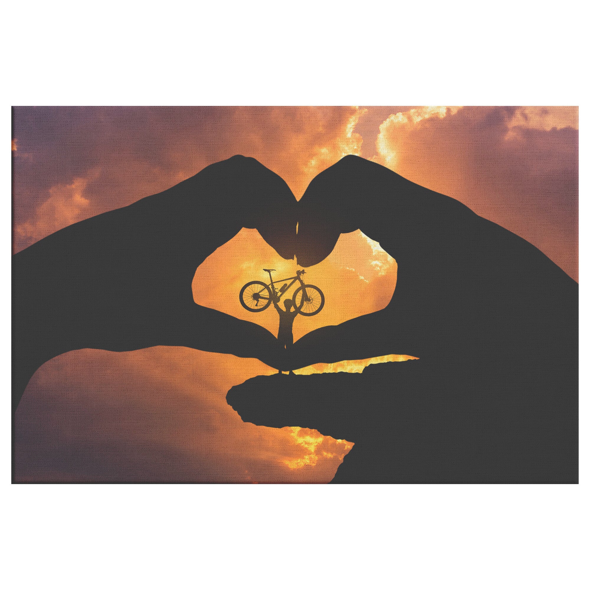 MTB LOVE -  Premium Gallery Wrapped Canvas - Ready to Hang