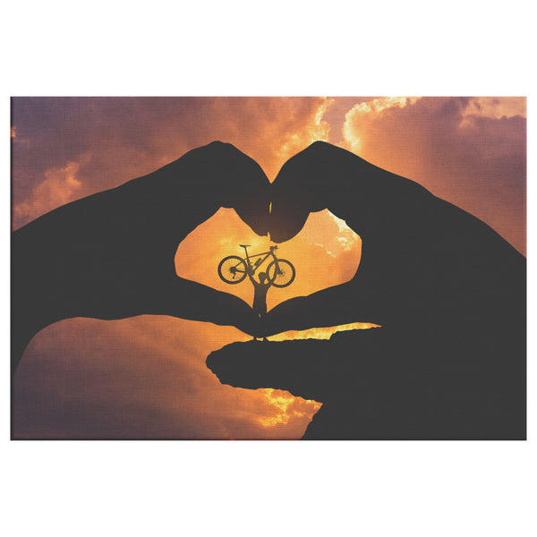 MTB LOVE -  Premium Gallery Wrapped Canvas - Ready to Hang