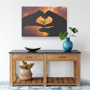 MTB LOVE -  Premium Gallery Wrapped Canvas - Ready to Hang