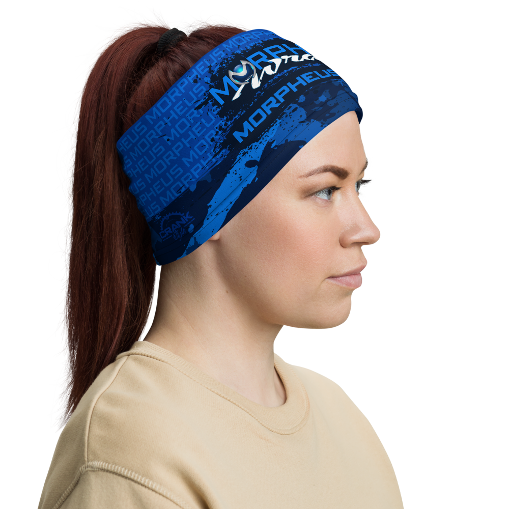 Morpheus Wraps Neck Gaiter, face mask and headband. Great option and practical way to represent the Morpheus and crank style brands. Coronavirus protection.