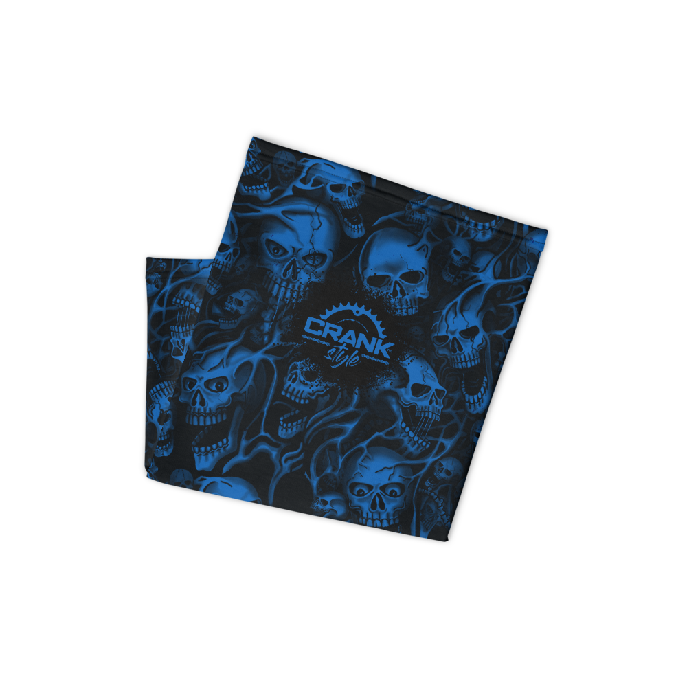 Screaming Skulls Face Mask Neck Gaiter