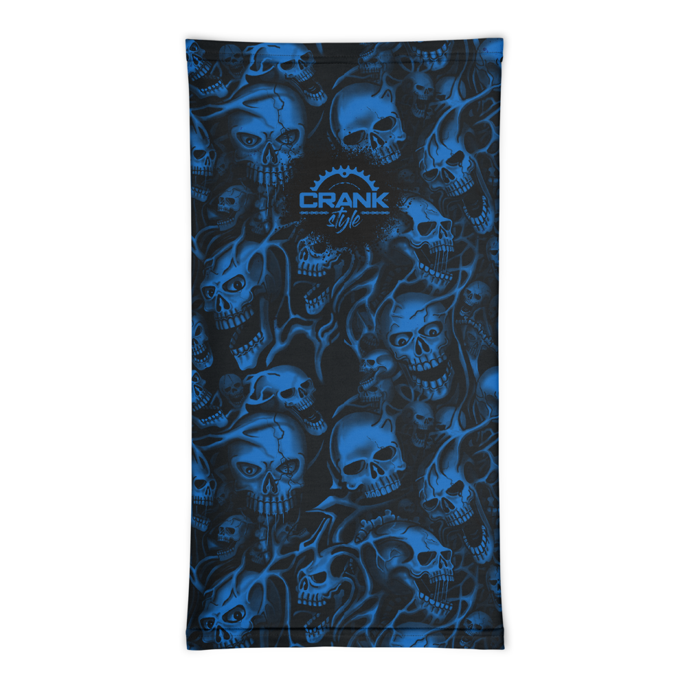 Screaming Skulls Face Mask Neck Gaiter