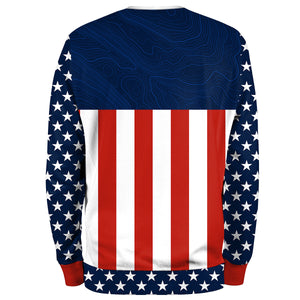 USA AMERICAN FLAG TOPO Sweatshirt